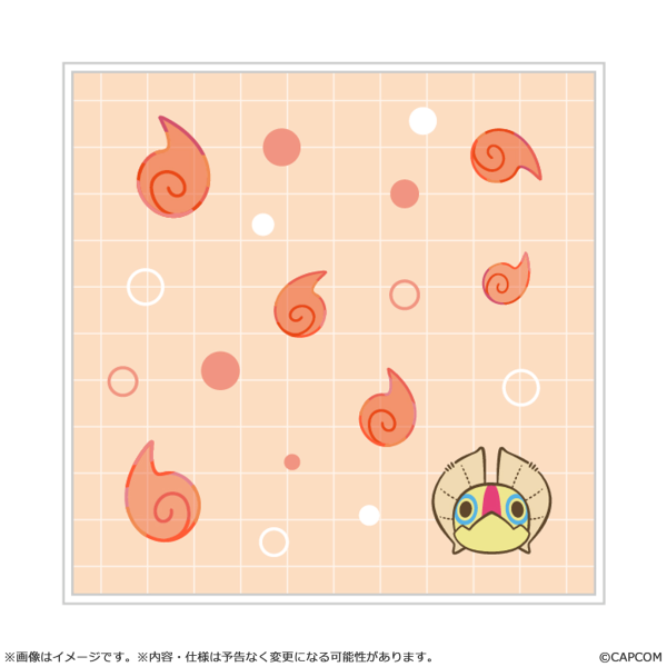 CAPCOM MONSTER HUNTER CHIBI STYLE Hand Towel: Yian Kut-Ku | 4976219133982