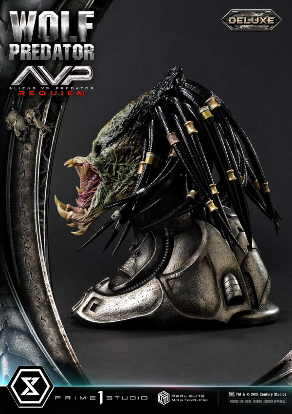 Prime 1 Studio Real Elite Masterline Aliens vs. Predator: Requiem Wolf Predator DX Bonus Version | 4582647121646