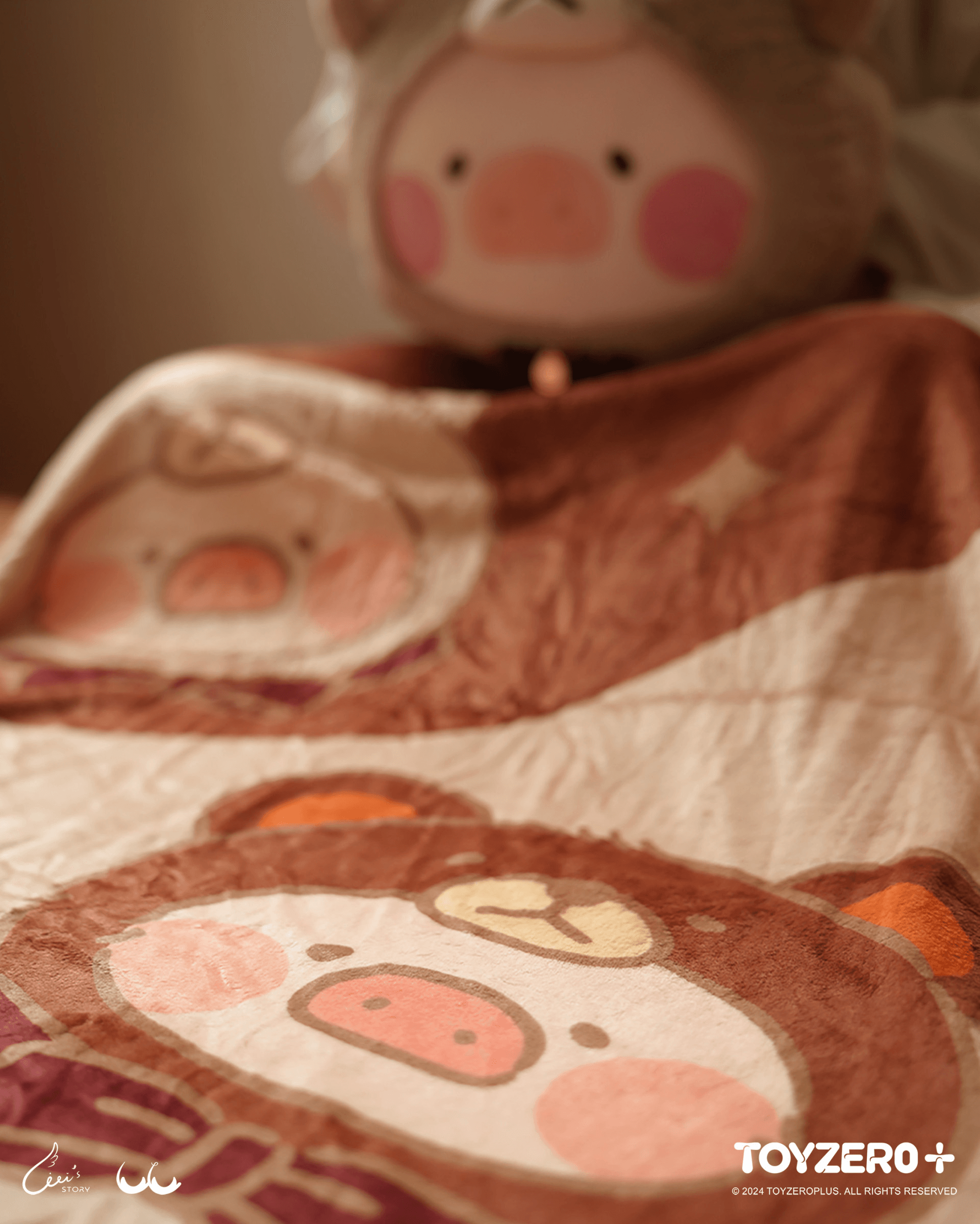 LuLu the Piggy - Teddy LuLu Hand Warmer Cushion + Blanket | 781005360121