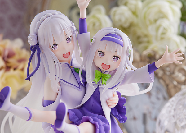 SEGA Re:ZERO -Starting Life in Another World- Figure Emilia & Childhood Emilia | 4580779515067