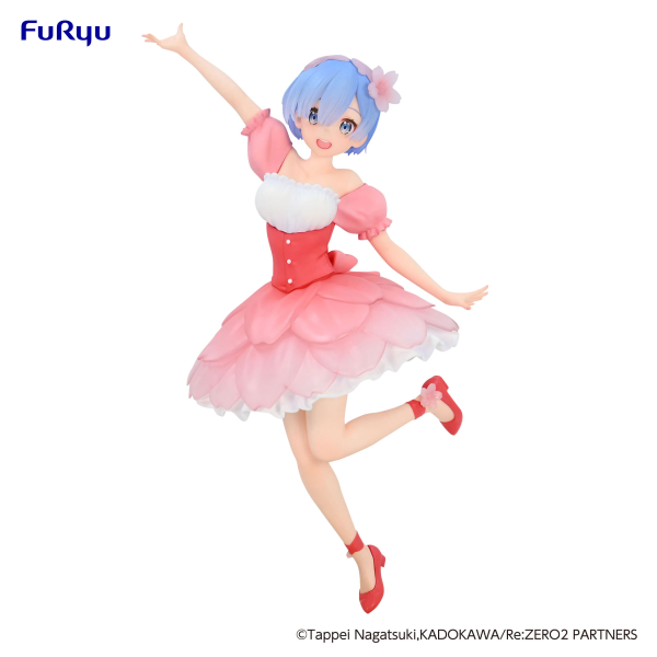FURYU Corporation Re:ZERO -Starting Life in Another World- Trio-Try-iT Figure -Rem Cherry Blossom-(re-run) | 4582655073777
