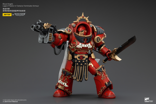 JOYTOY Blood Angels Legion Praetor in Tartaros Terminator Armour | 6927054400386