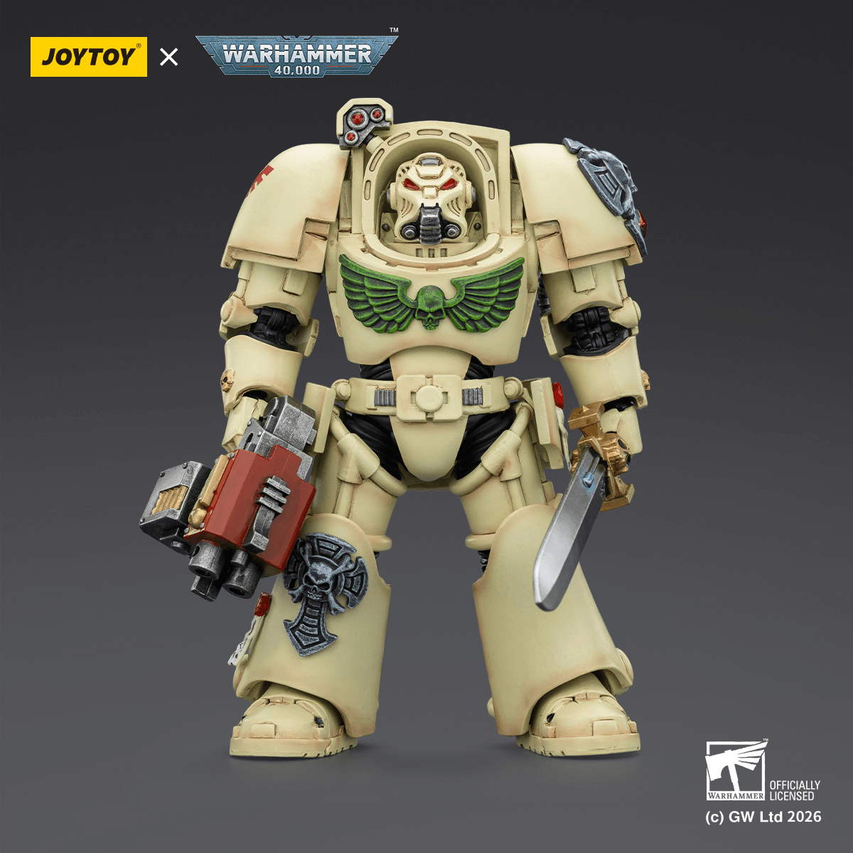 Dark Angels Deathwing Terminator 1 with Power Sword and Storm Bolter | 6927054403127