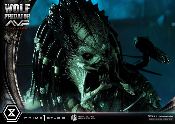 Prime 1 Studio Real Elite Masterline Aliens vs. Predator: Requiem Wolf Predator DX Bonus Version | 4582647121646