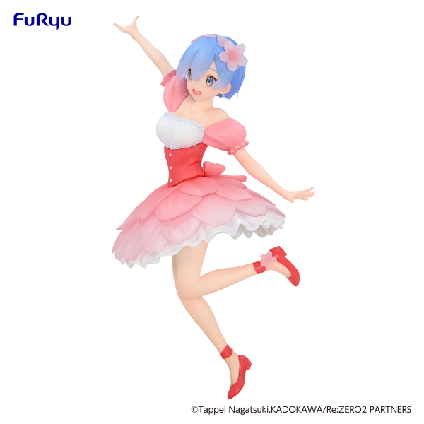 FURYU Corporation Re:ZERO -Starting Life in Another World- Trio-Try-iT Figure -Rem Cherry Blossom-(re-run) | 4582655073777