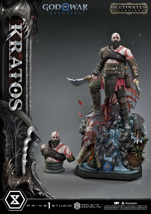 Prime 1 Studio Real Elite Masterline God of War: Ragnarok Kratos Ultimate Version | 4582647120793