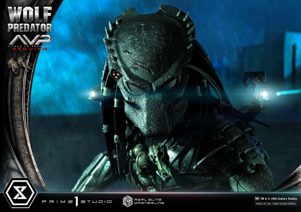 Prime 1 Studio Real Elite Masterline Aliens vs. Predator: Requiem Wolf Predator DX Bonus Version | 4582647121646