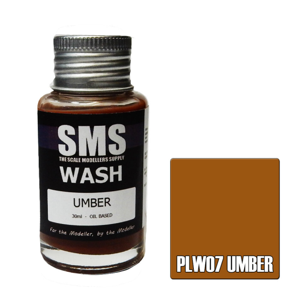 The Scale Modellers Supply (SMS) Wash UMBER 30ml | 707959821655