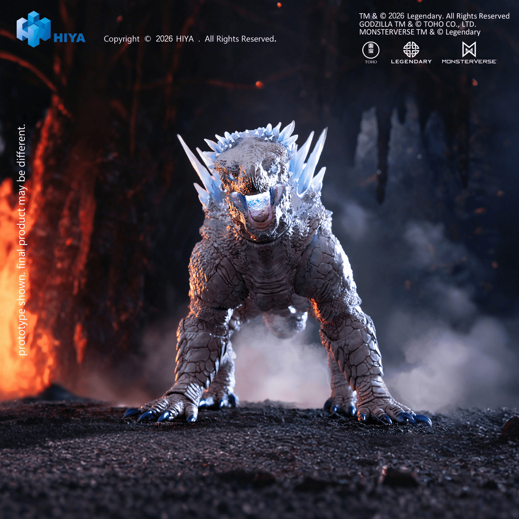 None Scale 6.7 Inch Godzilla x Kong The New Empire Frost Bite Blast Shimo Action Figure | 6957534205385