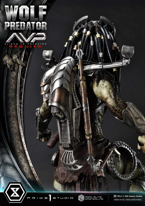 Prime 1 Studio Real Elite Masterline Aliens vs. Predator: Requiem Wolf Predator DX Bonus Version | 4582647121646
