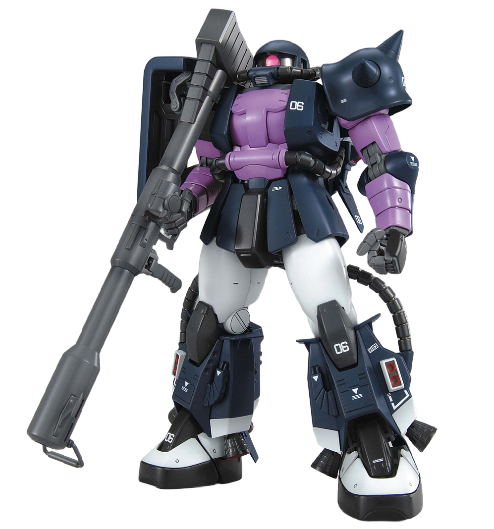Bandai MG 1/100 MS-06R High Mobility Type Zaku II (Black Tri-Stars) Gundam | 4573102635723