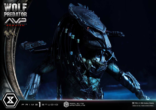 Prime 1 Studio Real Elite Masterline Aliens vs. Predator: Requiem Wolf Predator DX Bonus Version | 4582647121646