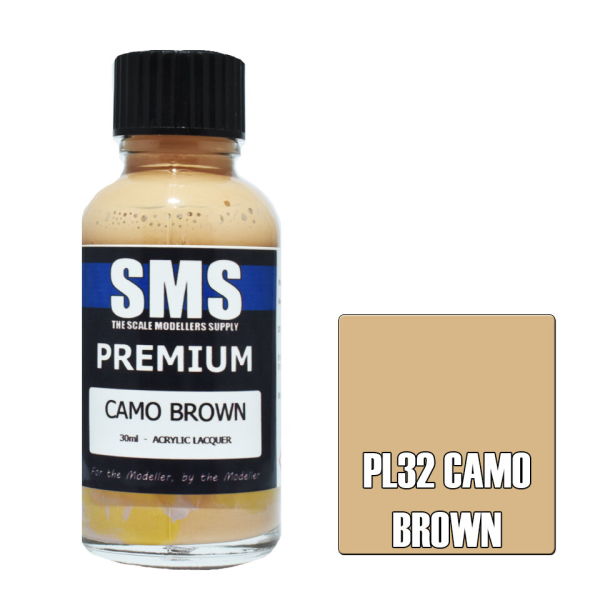 The Scale Modellers Supply (SMS) Premium CAMO BROWN FS30219 30ml | 707959821136