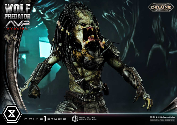 Prime 1 Studio Real Elite Masterline Aliens vs. Predator: Requiem Wolf Predator DX Bonus Version | 4582647121646
