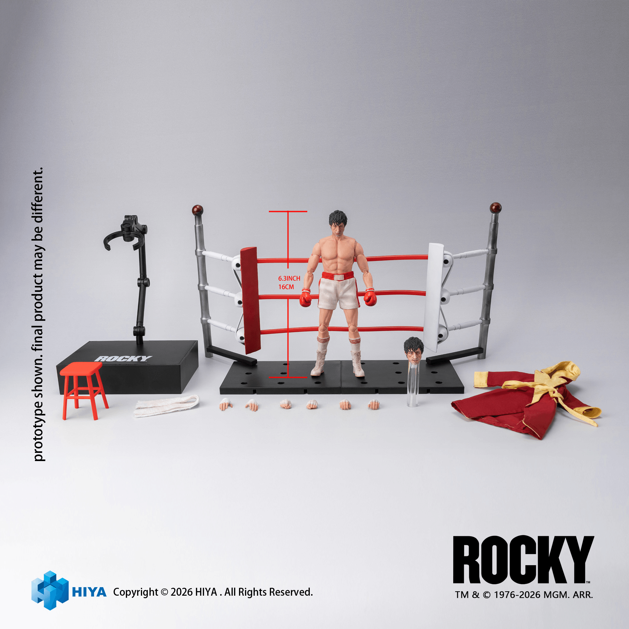 1/12 Scale 6 Inch Rocky I Rocky Action Figure