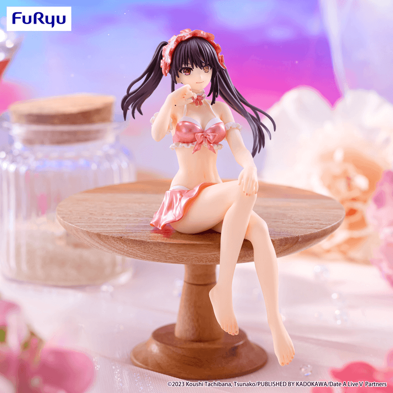 FuRyu Date A LiveⅤ Noodle Stopper Figure -Kurumi Tokisaki Swimsuit Pastel Red Color ver.- | 4571623506751