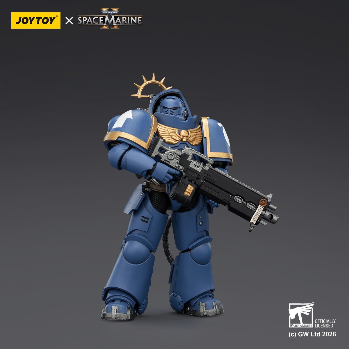Game Edition Ultramarines Heavy Intercessor with Heavy Bolt Rifle and Bolt Pistol | 6927054403639