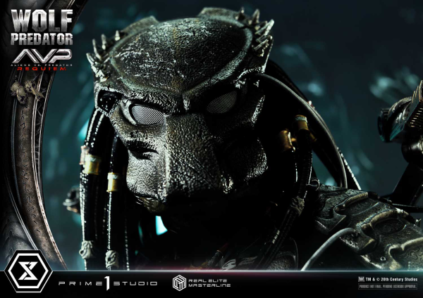 Prime 1 Studio Real Elite Masterline Aliens vs. Predator: Requiem Wolf Predator DX Bonus Version | 4582647121646