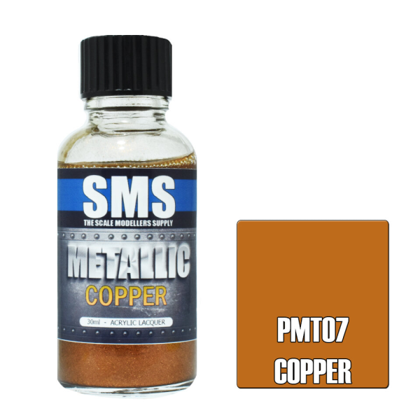 The Scale Modellers Supply (SMS) Metallic COPPER 30ml | 707959821501