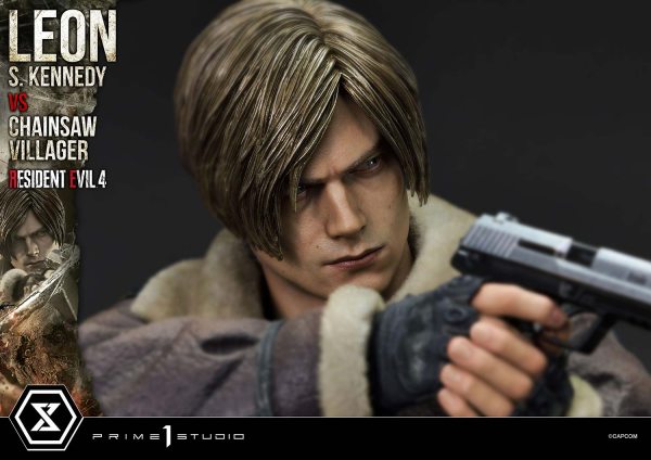 Prime 1 Studio Ultimate Premium Masterline Resident Evil 4 Leon S. Kennedy versus Chainsaw Villager | 4582647120878