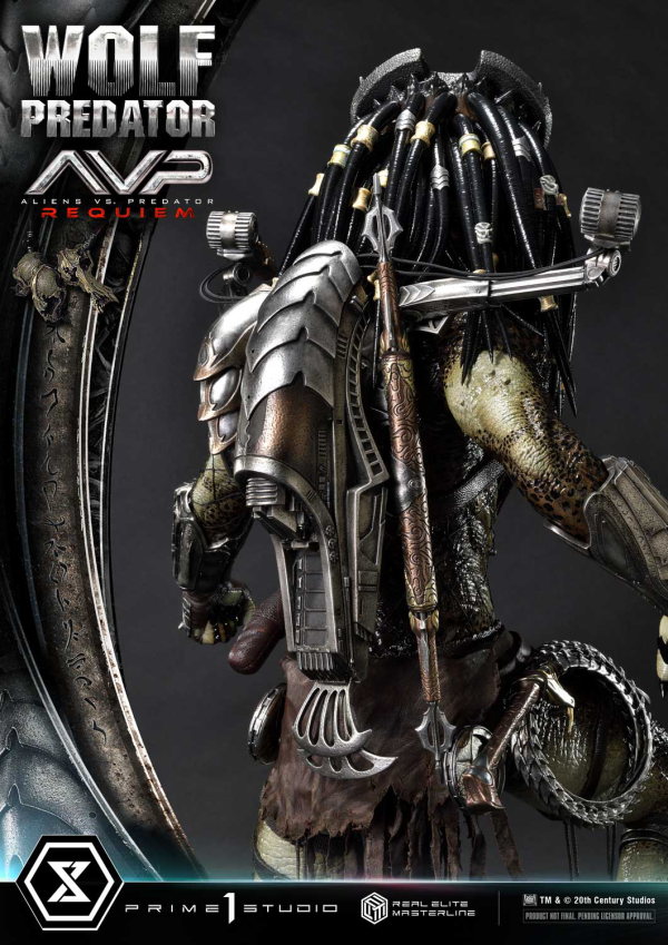 Prime 1 Studio Real Elite Masterline Aliens vs. Predator: Requiem Wolf Predator DX Bonus Version | 4582647121646