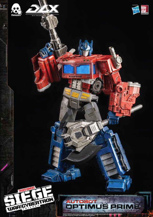 threezero Transformers: War for Cybertron Trilogy - DLX Optimus Prime | 4895250816343