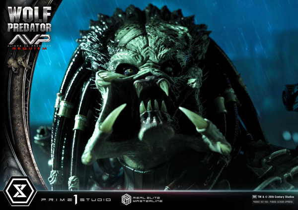 Prime 1 Studio Real Elite Masterline Aliens vs. Predator: Requiem Wolf Predator DX Bonus Version | 4582647121646