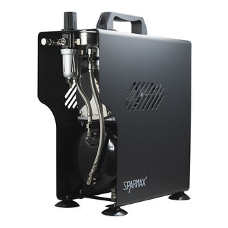 SPARMAX TC-610H PLUS MINI AIR COMPRESSOR WITH 3M BLACK & ORANGE BRAIDED HOSE(4712946603868)(4712946603868)