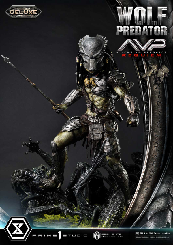 Prime 1 Studio Real Elite Masterline Aliens vs. Predator: Requiem Wolf Predator DX Bonus Version | 4582647121646