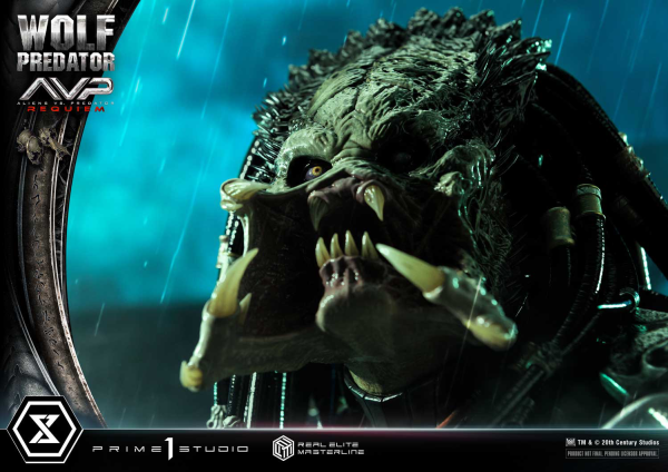 Prime 1 Studio Real Elite Masterline Aliens vs. Predator: Requiem Wolf Predator DX Bonus Version | 4582647121646