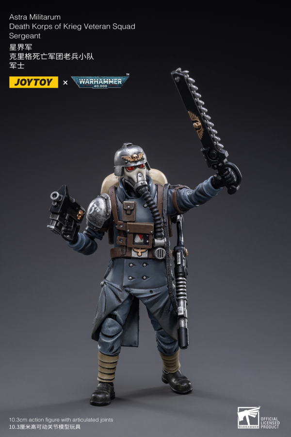 JOYTOY Astra Militarum Death Korps of Krieg Veteran Squad Sergeant | 6973130372641