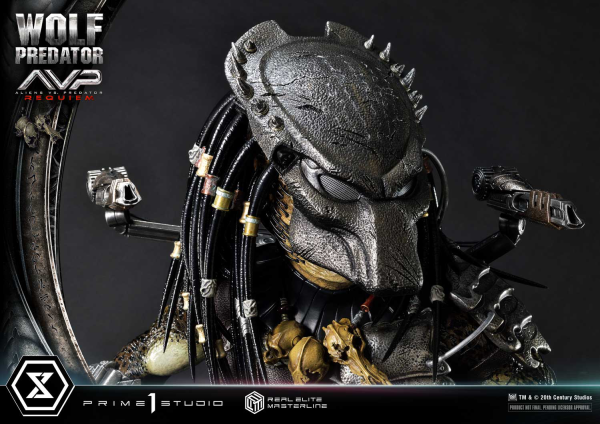 Prime 1 Studio Real Elite Masterline Aliens vs. Predator: Requiem Wolf Predator DX Bonus Version | 4582647121646