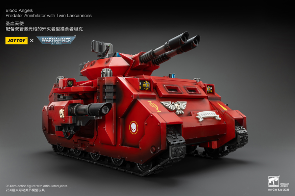 JOYTOY Blood Angels Predator Annihilator with Twin Lascannons | 6927054401499