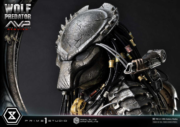 Prime 1 Studio Real Elite Masterline Aliens vs. Predator: Requiem Wolf Predator DX Bonus Version | 4582647121646