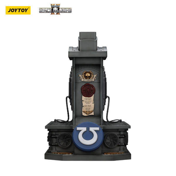 JOYTOY Ultramarines Lieutenant Titus' MKX Helmet & Display Stand | 6927054401697