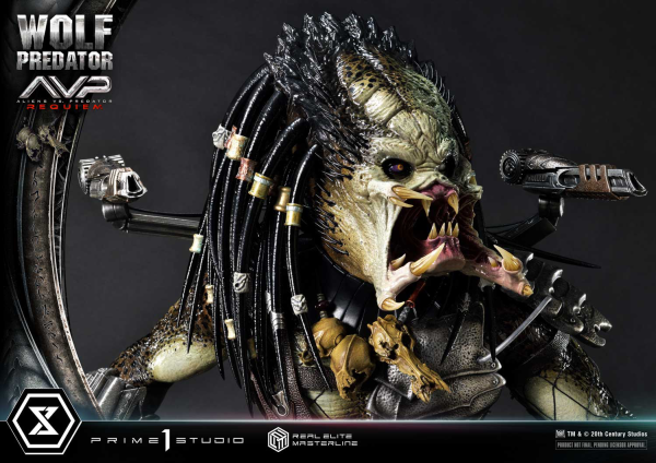 Prime 1 Studio Real Elite Masterline Aliens vs. Predator: Requiem Wolf Predator DX Bonus Version | 4582647121646