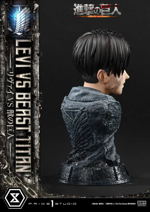 Prime 1 Studio Ultimate Premium Masterline TV animation Attack On Titan Levi versus Beast Titan | 4582647120052