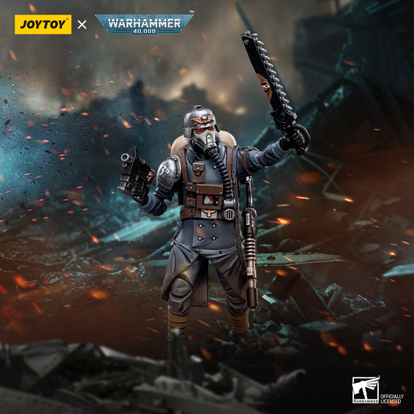 JOYTOY Astra Militarum Death Korps of Krieg Veteran Squad Sergeant | 6973130372641