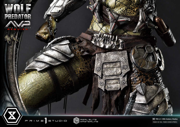 Prime 1 Studio Real Elite Masterline Aliens vs. Predator: Requiem Wolf Predator DX Bonus Version | 4582647121646