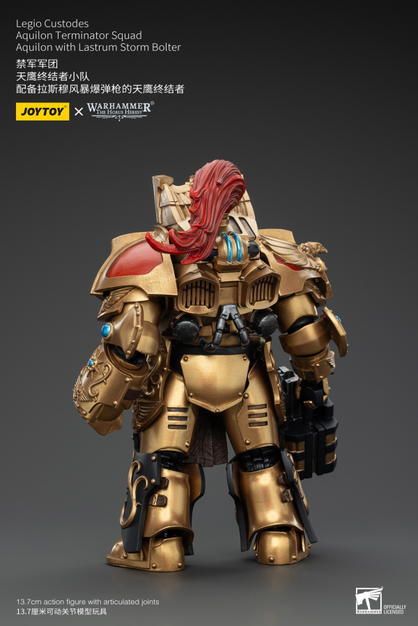 JOYTOY Legio Custodes Aquilon Terminator Squad Aquilon with Lastrum Storm Bolter | 6927054400744