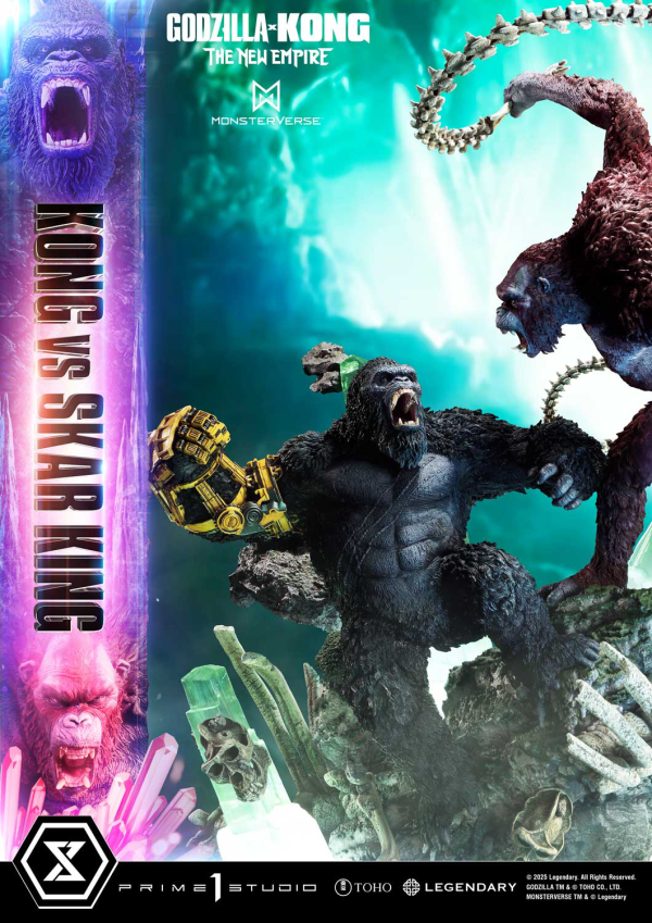 Prime 1 Studio Ultimate Diorama Masterline Godzilla x Kong: The New Empire (Film) Kong vs Skar King Bonus Version | 4582647121707