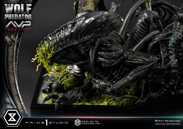 Prime 1 Studio Real Elite Masterline Aliens vs. Predator: Requiem Wolf Predator DX Bonus Version | 4582647121646