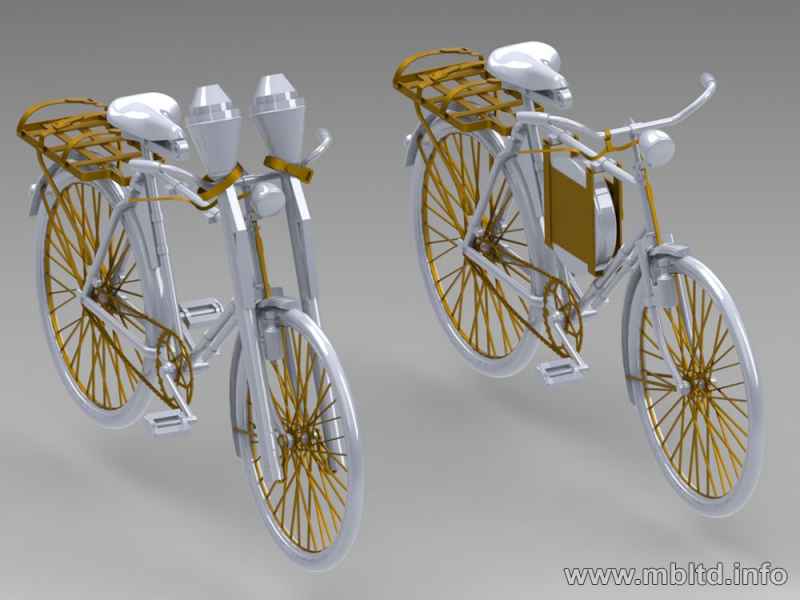 MASTER BOX German Military Bicycle, WWII Era | 4820113081293