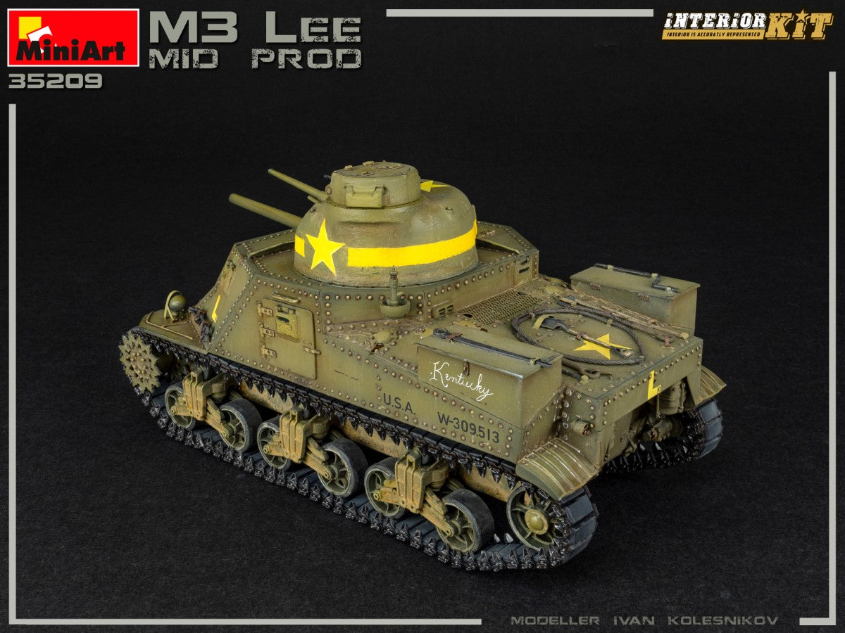MiniArt 1/35 1/35 M3 Lee Mid Prod. Interior Kit | 4820183313607