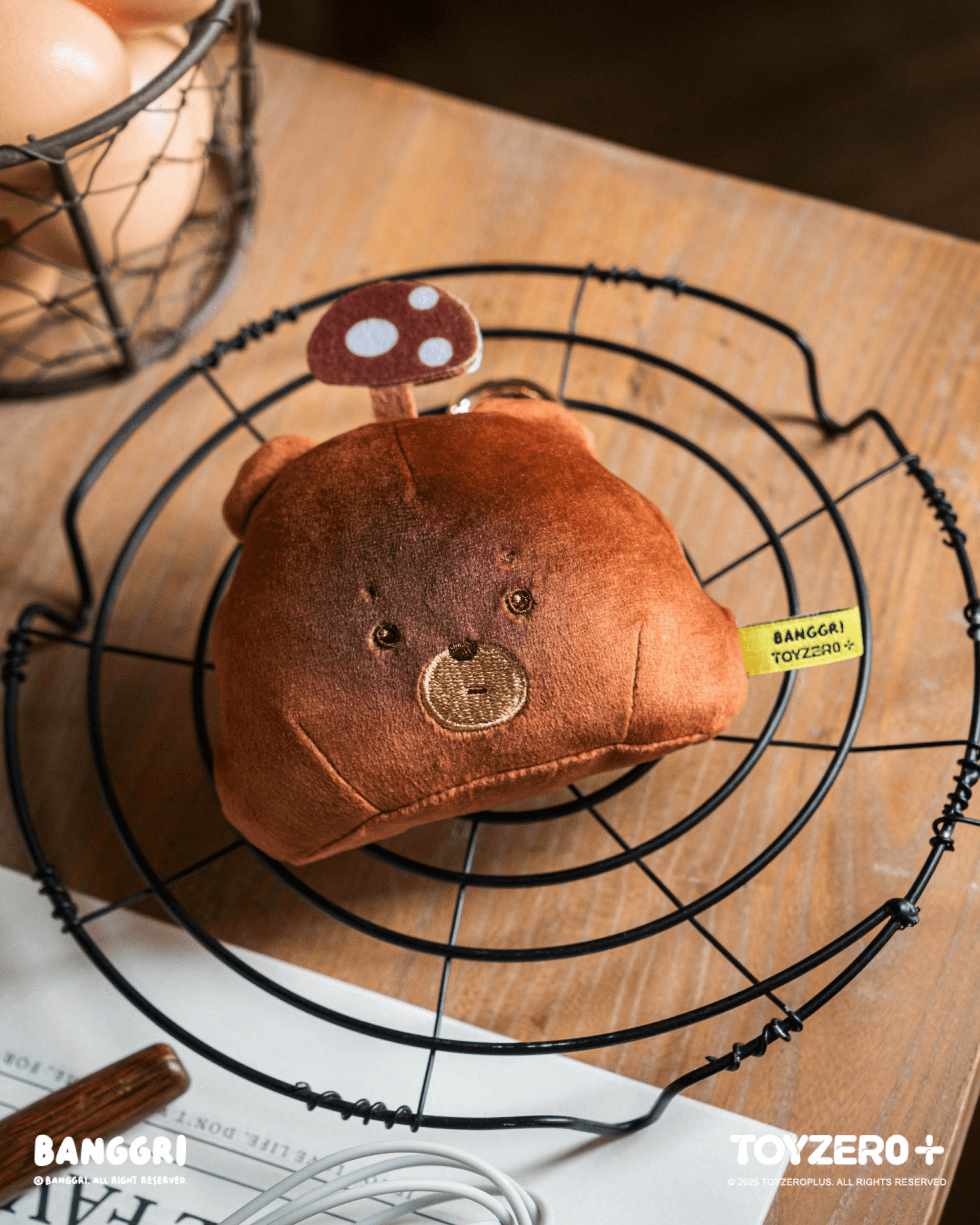 BANGGRI Bakery Series - Plush Keychain (Gombang ver.) | 6978531760813