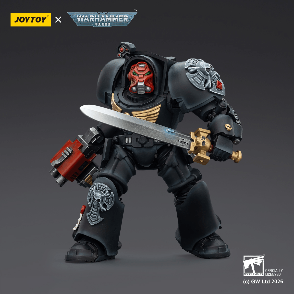 Black Templars Terminator 1 with Power Sword and Storm Bolter | 6927054403097