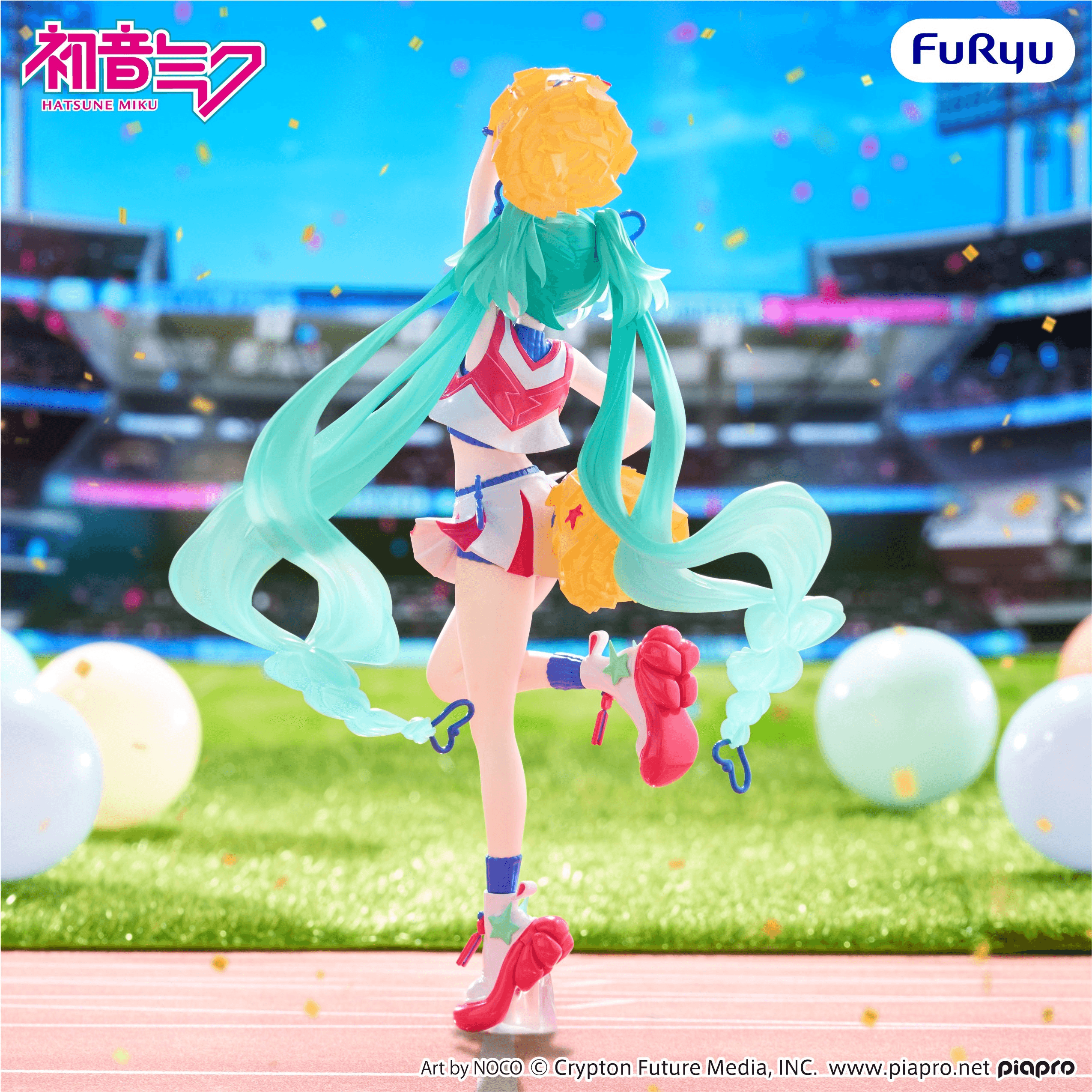 Hatsune Miku Muchute Figure -Cheerleader ver.-