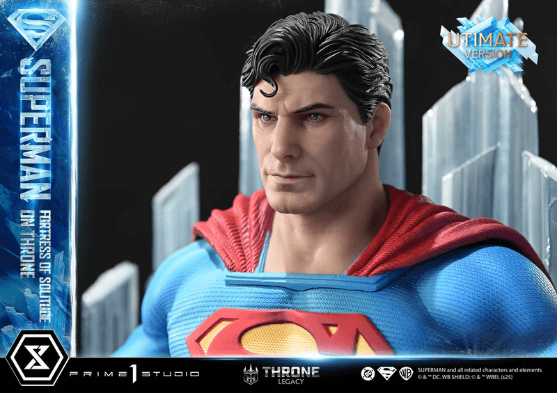 Prime 1 Studio Throne Legacy Superman (Comics) Superman Fortress of Solitude on Throne (Design by Gabriele Dell'Otto) Ultimate Bonus Version | 4582647122162