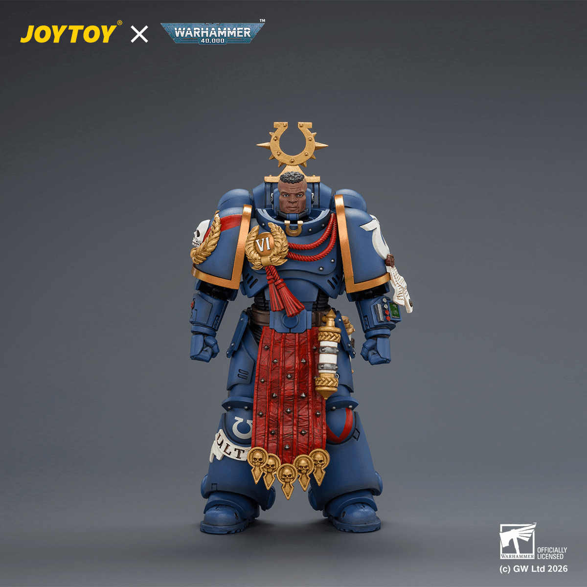Ultramarines Ferren Areios with Thunder Hammer and Bolt Pistol