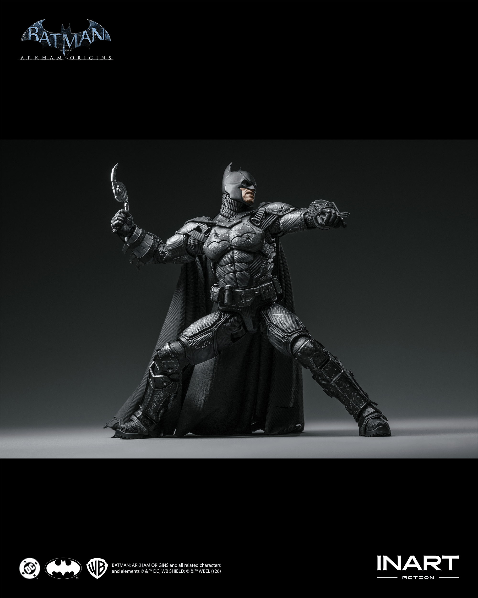 INART Action – Batman: Arkham Origins – Batman (Battle Damaged Version) Action Figure | 6972662531861